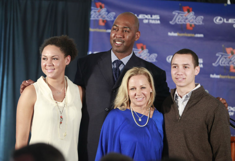 Danny Manning is introduced as Tulsa's next coach
